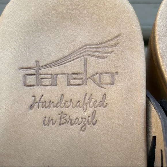 Dansko Multicolor Leather Sandals - Picture 6 of 11